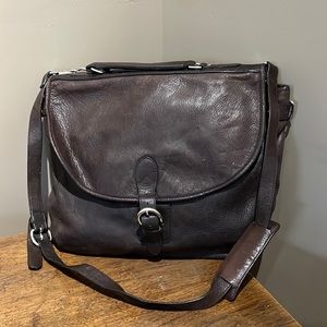 Wilsons Leather Crossbody Business Bag Briefcase Messenger Laptop Bag